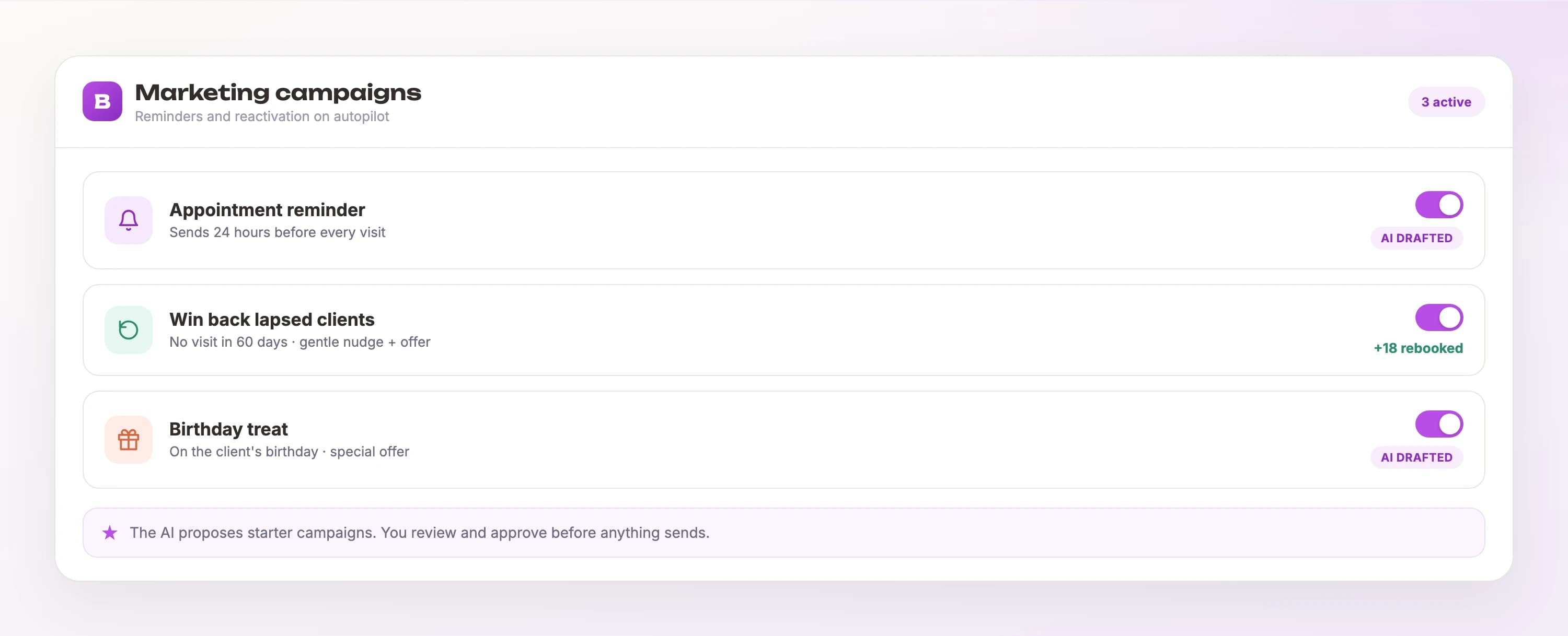 Win back clients on autopilot