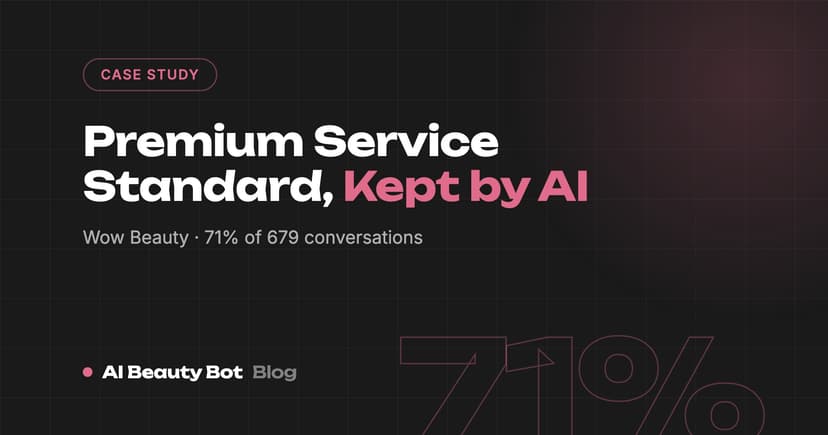 Wow Beauty: How a Premium Salon Maintained Its Service Standard with AI