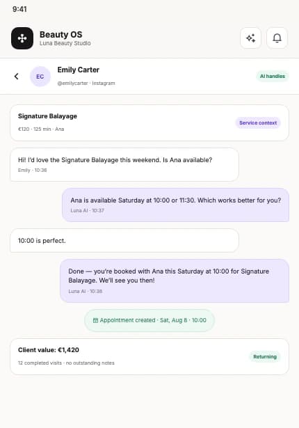Uma caixa de entrada para a IA e a sua equipe